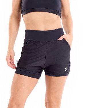 Short Harmony Fit Preto Van Andretta SND