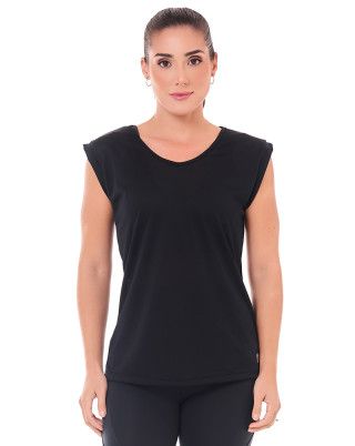 Blusa Flash Preto SND Sandy Fitness