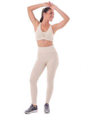 Look Flat Urban Areia Top + Legging SND Fitness