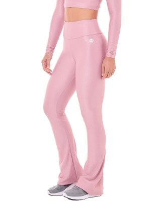 Calça Flare Trend Rosê SND Sandy Fitness
