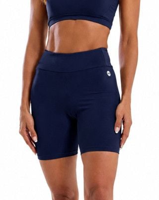 Bermuda Balance Canelada Multibolsos Média Compressão UV50+ Azul Marinho SND Fitness