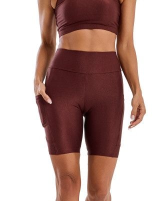 Bermuda Trend Média Compressão UV50+ Marrom SND Fitness