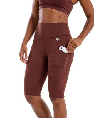 Bermuda Intensity Alta Compressão UV50+ Marrom SND Fitness