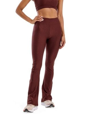 Calça Trend Flare Média Compressão UV50+ Marrom SND Fitness