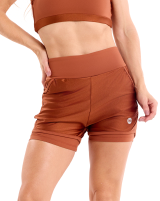 Short Harmony Fit Marrom Van Andretta SND