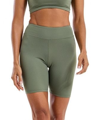 Bermuda Balance Canelada Multibolsos Média Compressão Uv50+ Verde SND Fitness