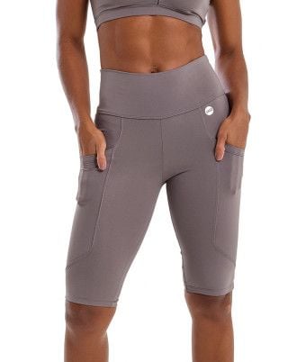 Bermuda Intensity Alta Compressão UV50+ Cinza SND Fitness