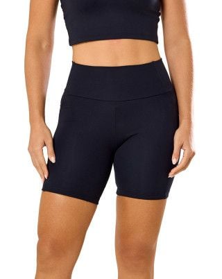 Bermuda Elastic Touch Média Compressão UV50+ Preto SND Fitness