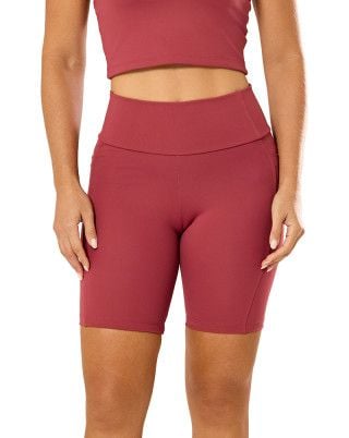 Bermuda Elastic Touch Média Compressão UV50+ Rosa Escuro SND Fitness