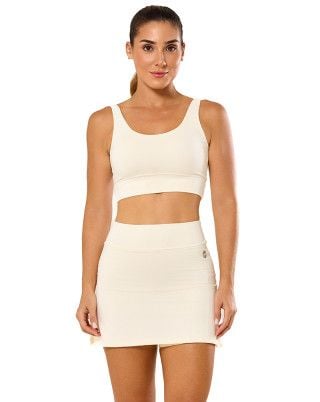 Look Slim Basic Média Compressão UV50+ Off White SND Fitness