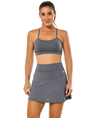 Look Light Fly Média Compressão UV50+ Cinza SND Fitness