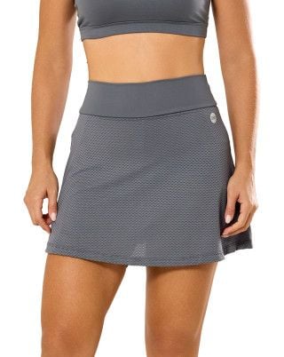 Short Saia New Fly Média Compressão UV50+ Cinza SND Fitness