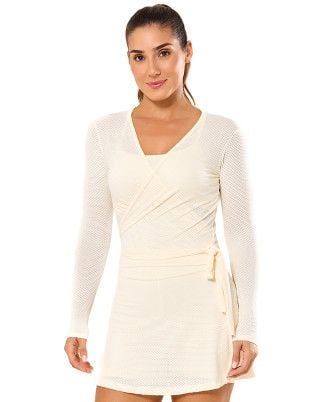 Blusa Air Microporos Transpassada Off-White SND Fitness