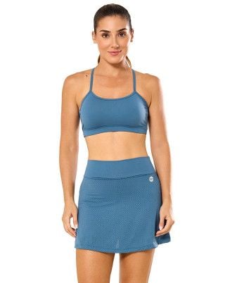 Look Light Fly Média Compressão UV50+ Azul Petróleo SND Fitness