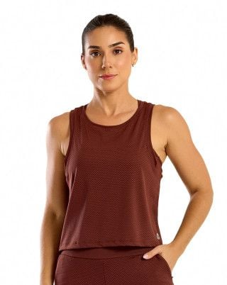 Regata Cropped BT Marrom SND FItness