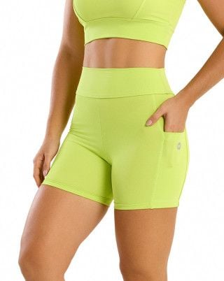 Short React Verde Lima SND Fitness