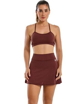 Look Light Fly Média Compressão UV50+ Marrom SND Fitness