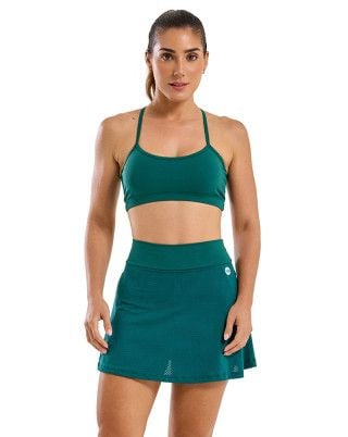 Look Light Fly Média Compressão UV50+ Verde Floresta SND Fitness