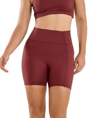 Short Easy Alta Compressão UV50+ Marrom SND Fitness