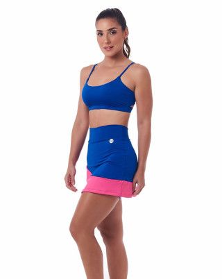 Look Cut Mai Short Saia e Top Royal Beach Tennis SND FItness