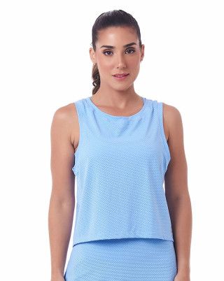 Regata Cropped BT Azul Celeste SND FItness