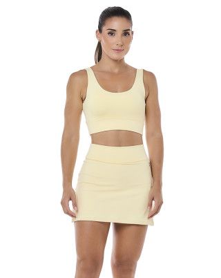 Look Slim Basic Amarelo Manteiga SND Fitness