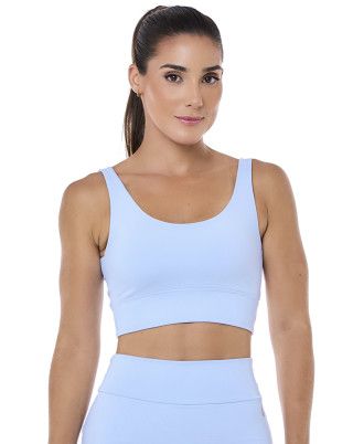 Top Slim Azul Céu SND Fitness