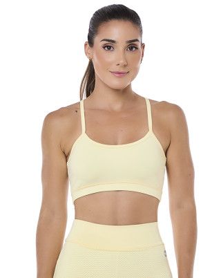 Top Light Amarelo Manteiga SND Fitness