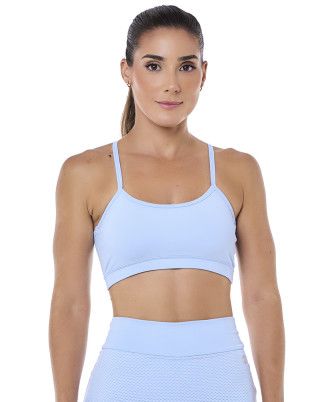 Top Light Azul Céu SND Fitness