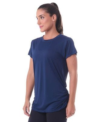 Blusão Fit Anti Odor e Dry Azul Marinho SND Sandy Fitness