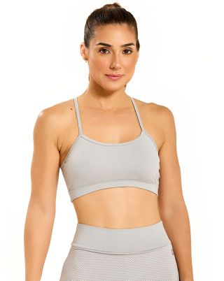 Top Light Cinza Claro SND Fitness