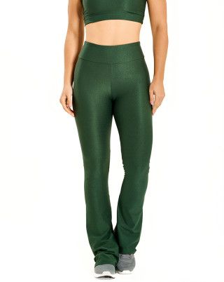 Calça Flare Trend Verde Botânico SND Fitness