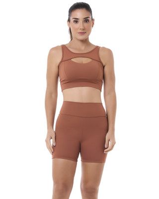 Look React Marrom SND Fitness