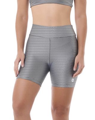 Bermuda Tex Cinza Metalizado SND Fitness