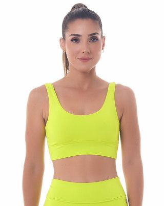 Top Slim Verde Cítrico SND Sandy Fitness