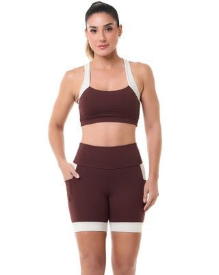 Look Action Marrom SND Fitness