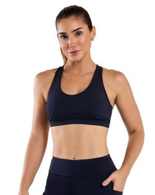 Top Runner Com Bolso Alta Sustentação e Compressão FPS UV50+ Preto SND