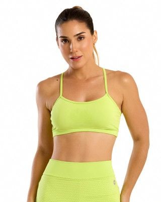 Top Light Verde Lima SND Fitness