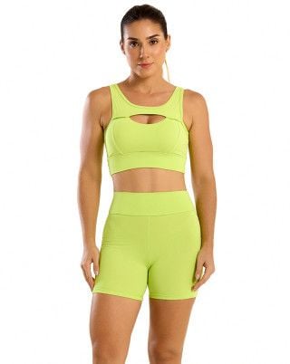 Look React Verde Lima SND Fitness