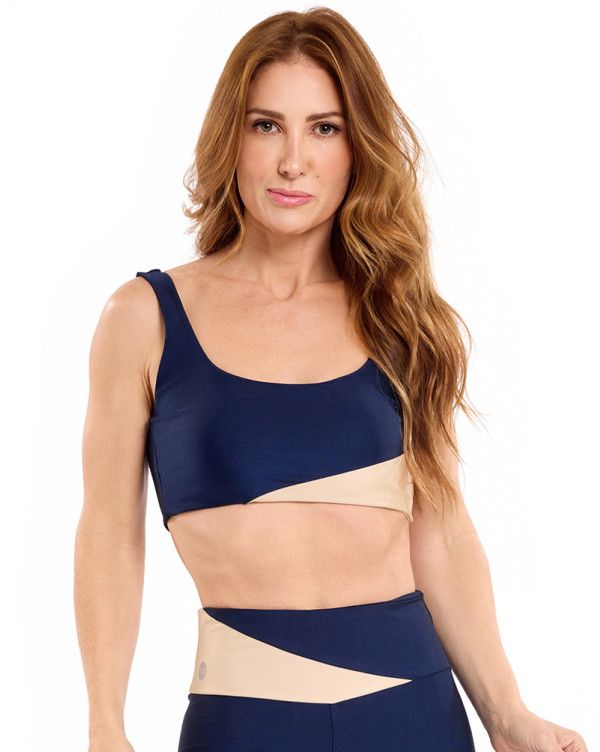 Top Axis Fit Azul Marinho Van Andretta SND