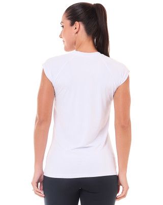 Blusa Fluity Branco SND Sandy Fitness