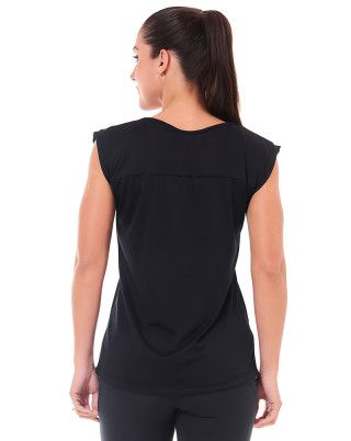 Blusa Flash Preto SND Sandy Fitness