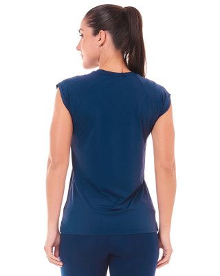Blusa Fluity Marinho SND Sandy Fitness