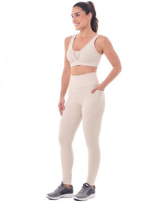 Look Flat Urban Areia Top + Legging SND Fitness