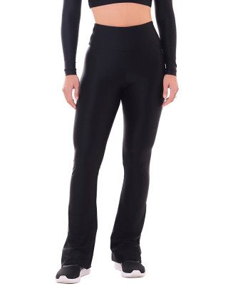 Calça Flare Trend Preto SND Sandy Fitness