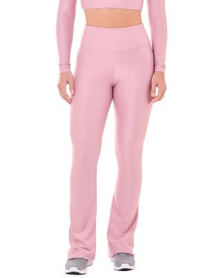 Calça Flare Trend Rosê SND Sandy Fitness