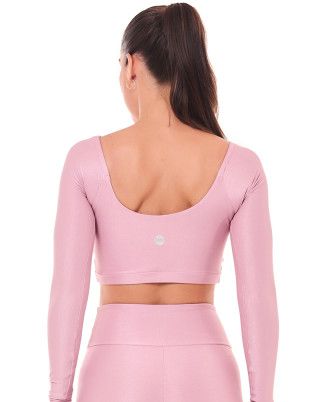 Top Cropped Trend Rosê SND Sandy Fitness