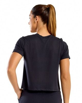 Blusa Cropped BT Preto SND Fitness