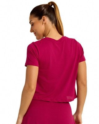 Blusa Cropped BT Magenta SND Fitness