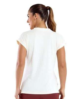 Blusa Skin UV50+ Off-white SND Fitness